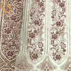 Toga van de Stijlcrystal beaded fabric for bridal van het borduurwerkkant de Nigeriaanse