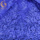 Blauw van de de Stoffenmdx Elegant Bloem van het Huwelijkskant Patroon 135cm Breedte