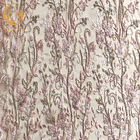 Het borduurwerk Mesh Wedding Lace Fabrics Nigerian parelde 140cm Breedte