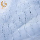 Prachtig Veer Geborduurd Mesh Lace Fabric Shiny Sequins 91.44cm Lengte