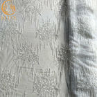 Mooie Geborduurd Wit schittert de Polyester van de Kantstof MDX 20% voor Kleding