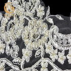 Het scherpen van de Witte Geparelde Hand die van de Kantversiering 91,44 cm met Bergkristallen naaien