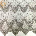 Grey Beaded Decoration Handmade Lace-Stof voor Avondjurk